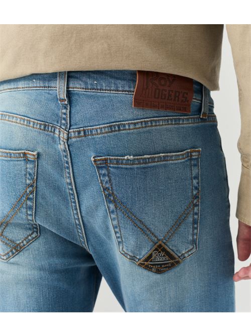 slub knit black denim ROY ROGER'S | 517WASH 57